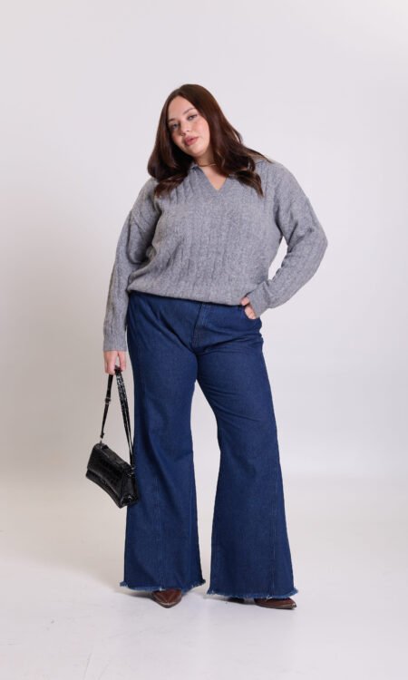 Oxford rígido curvy con costura diagonal - Felicity