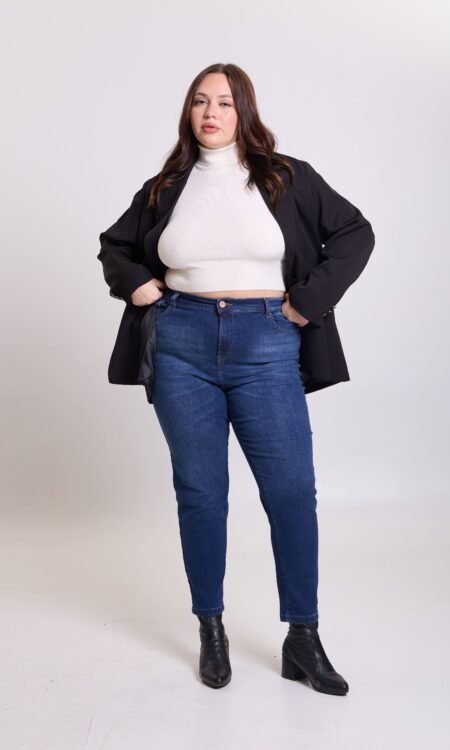 Mom confort curvy tiro alto - Sahira