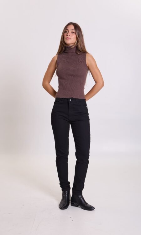 Sninny negro clasico elastizado - Mery