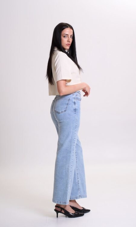 Wide leg confort tiro alto - Badin