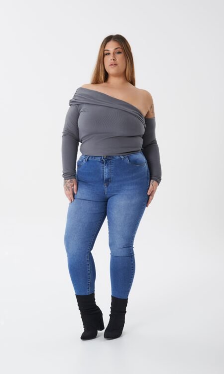 Skinny elastizado curvy azul - Alvear