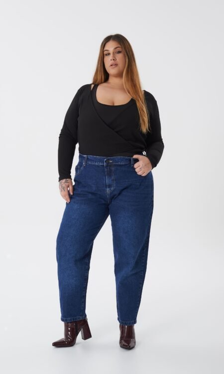 Mom curvy rígido azul - Lilacurvy