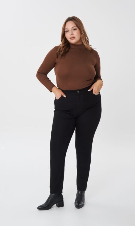 Skinny curvy negro elastizado - Parda