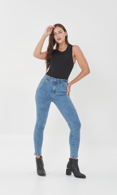 Skinny elastizado nevado tiro alto - Nisa