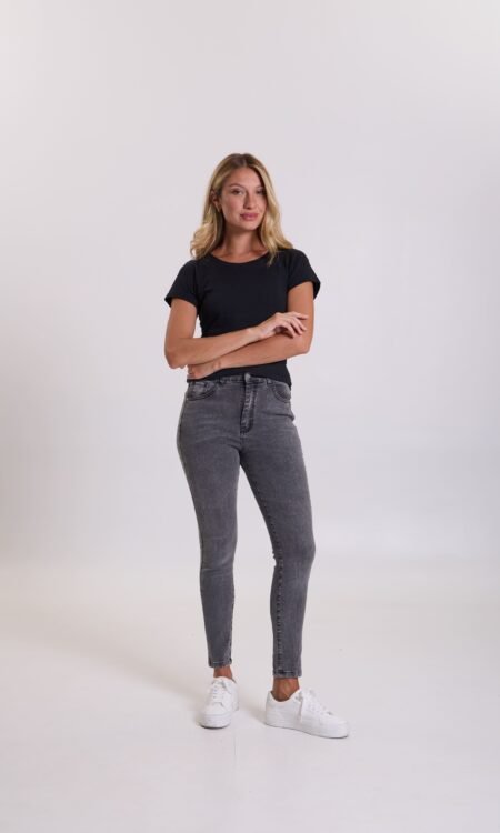 Skinny elastizado gris medio - Grey
