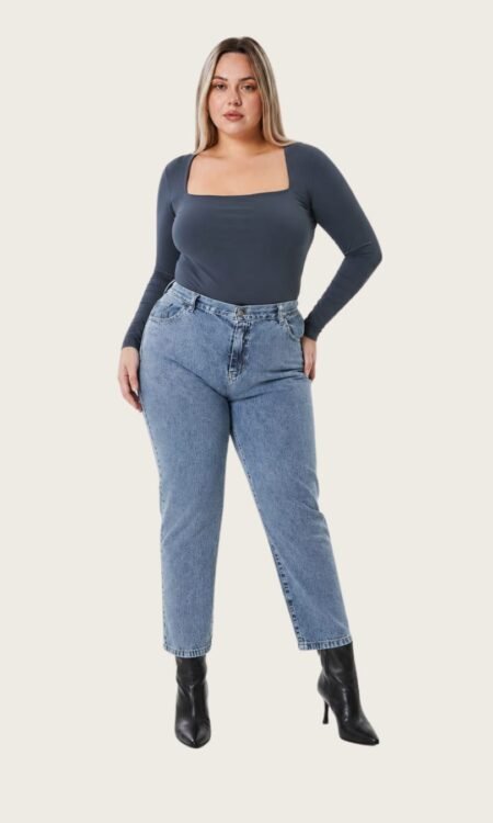 Mom curvy rigido nevado - Naka