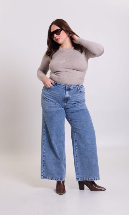 Wide leg curvy rigido - Lumina