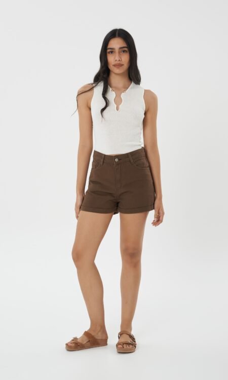 Short rigido con dobladillo - Carmelo