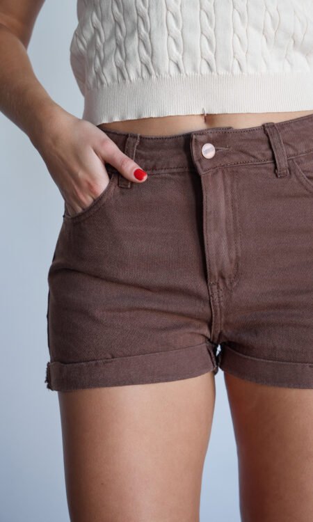 Short rigido con dobladillo - Carmelo