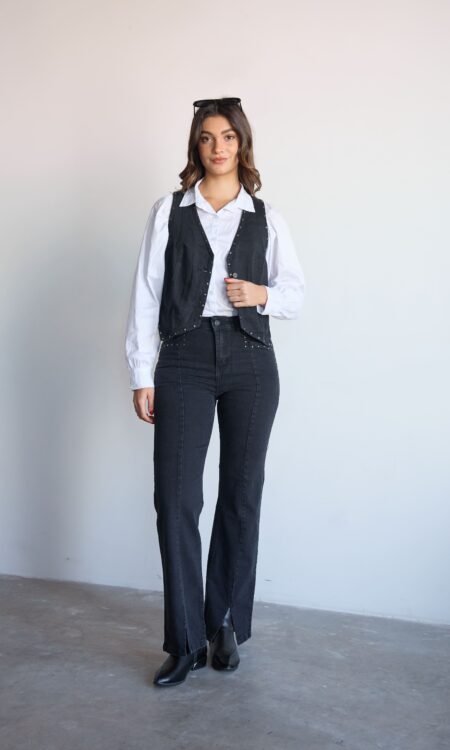 Recto confort tiro alto con tachas - Willow