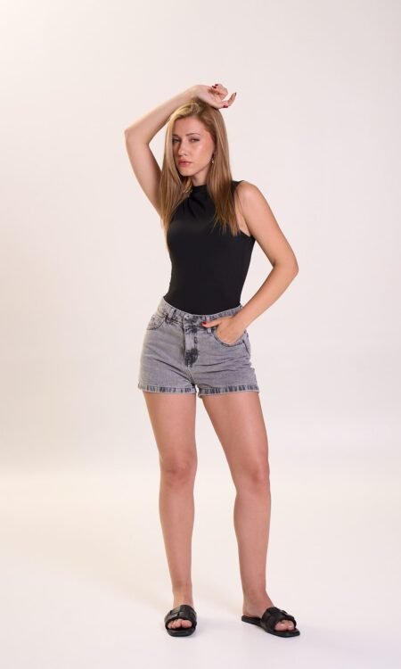 Short rigido tiro alto - Deep