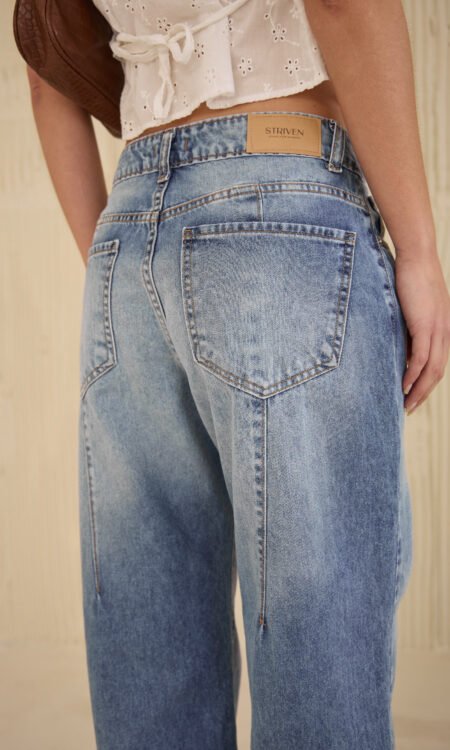 Baggy rigido con pinzas delanteras y traseras - Rael