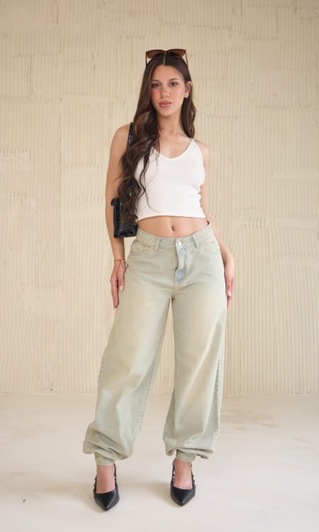 Baggy rigido con presilla en ruedo - Aladyn